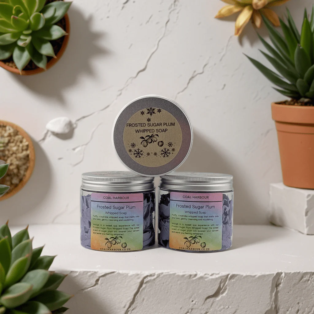 Frosted Sugar Plum Whipped Soap - Image 5