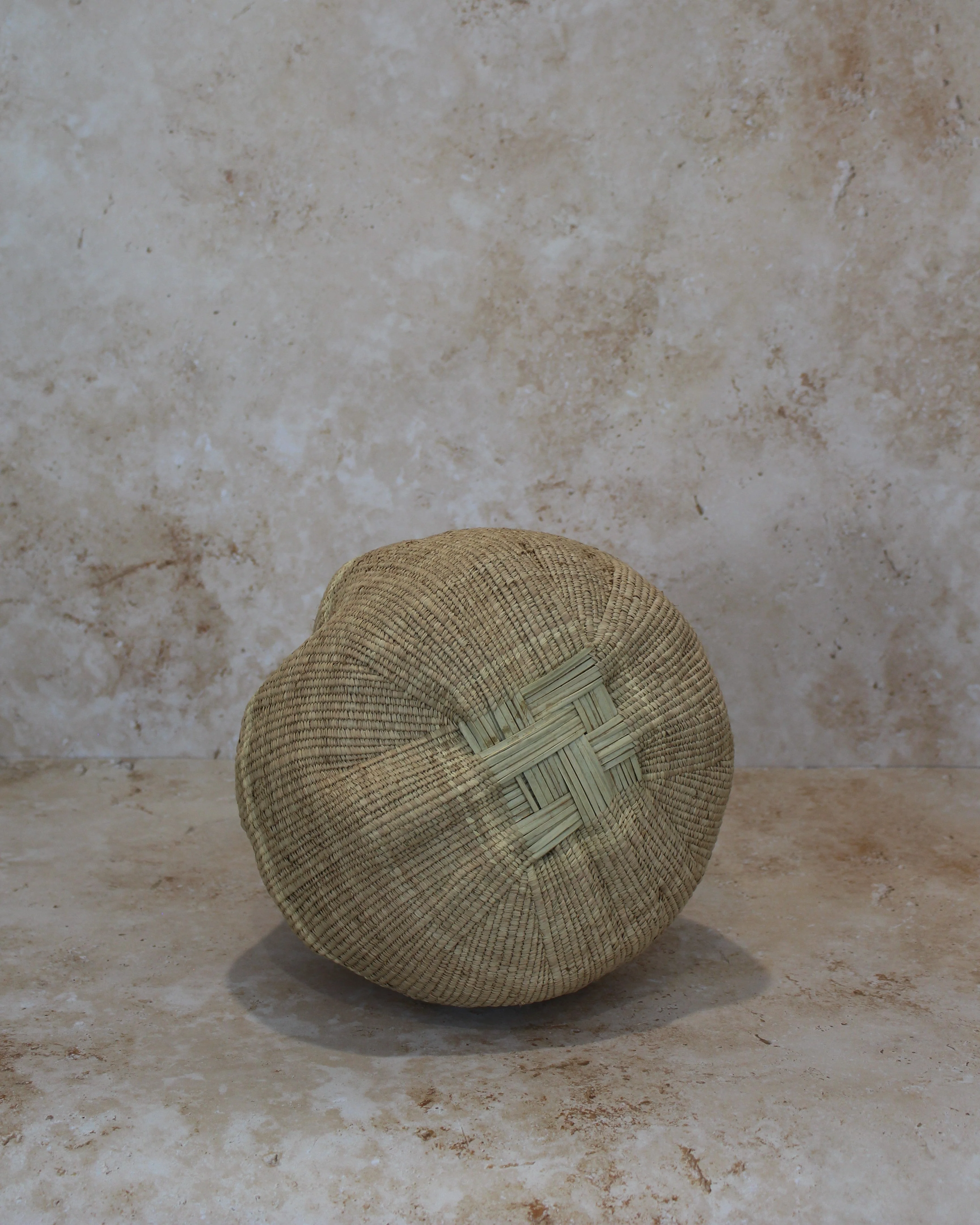 Garlic Gourd woven basket - Zimbabwe - 126.5 - Image 3