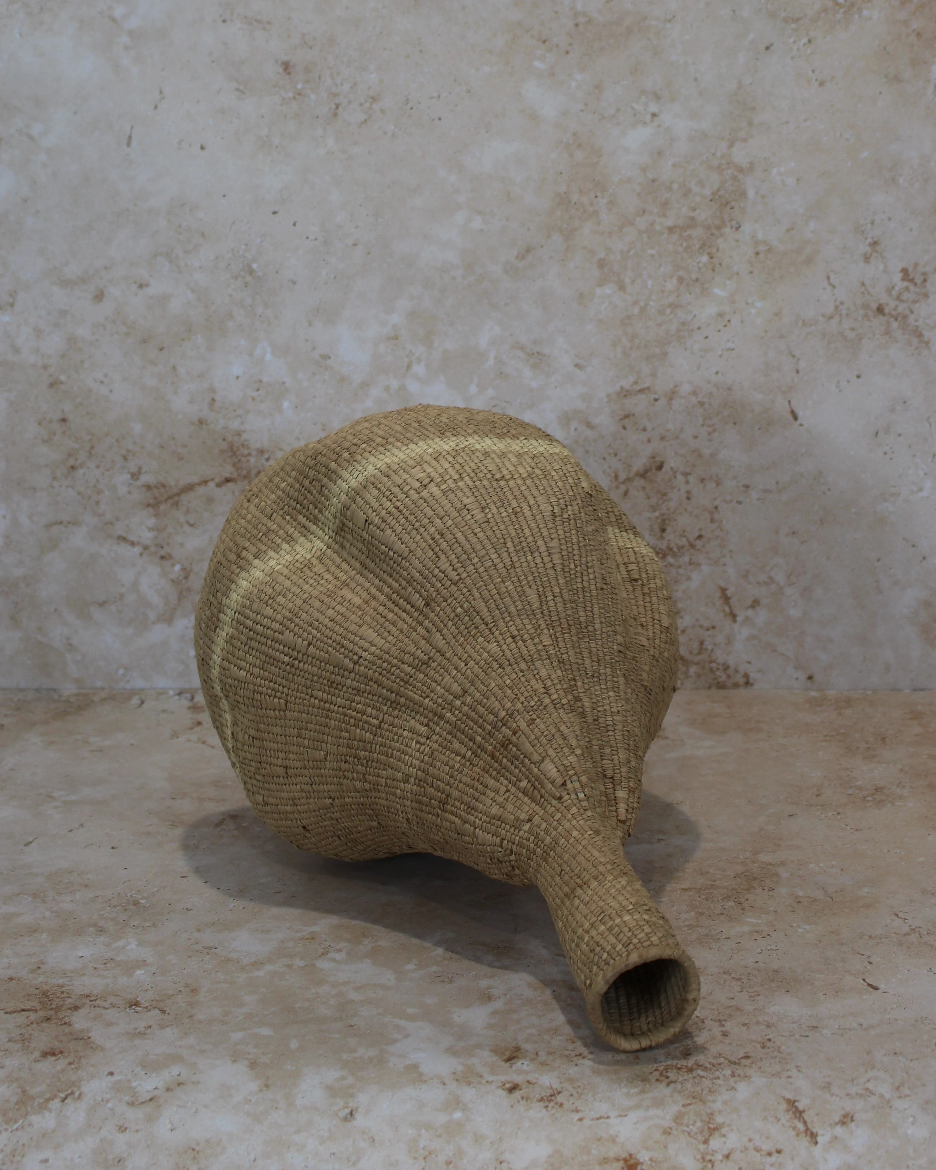 Garlic Gourd woven basket - Zimbabwe - 126.5 - Image 4
