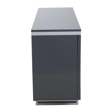 Genoa Four Door Grey Gloss Finish Sideboard - Image 6