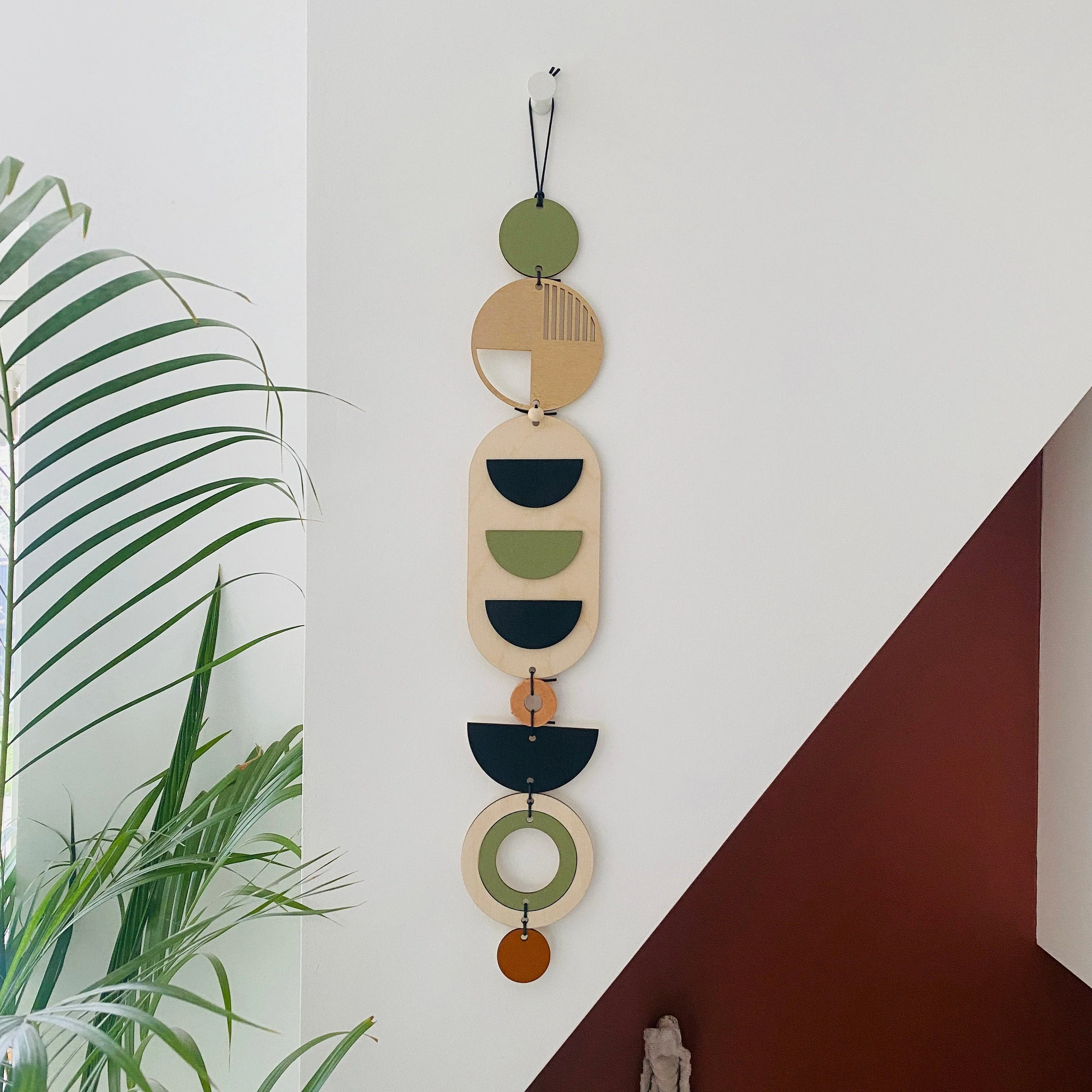 Geometric Wood Wall Art - Mid Century Art - Home Decor - Modern Art - Image 7