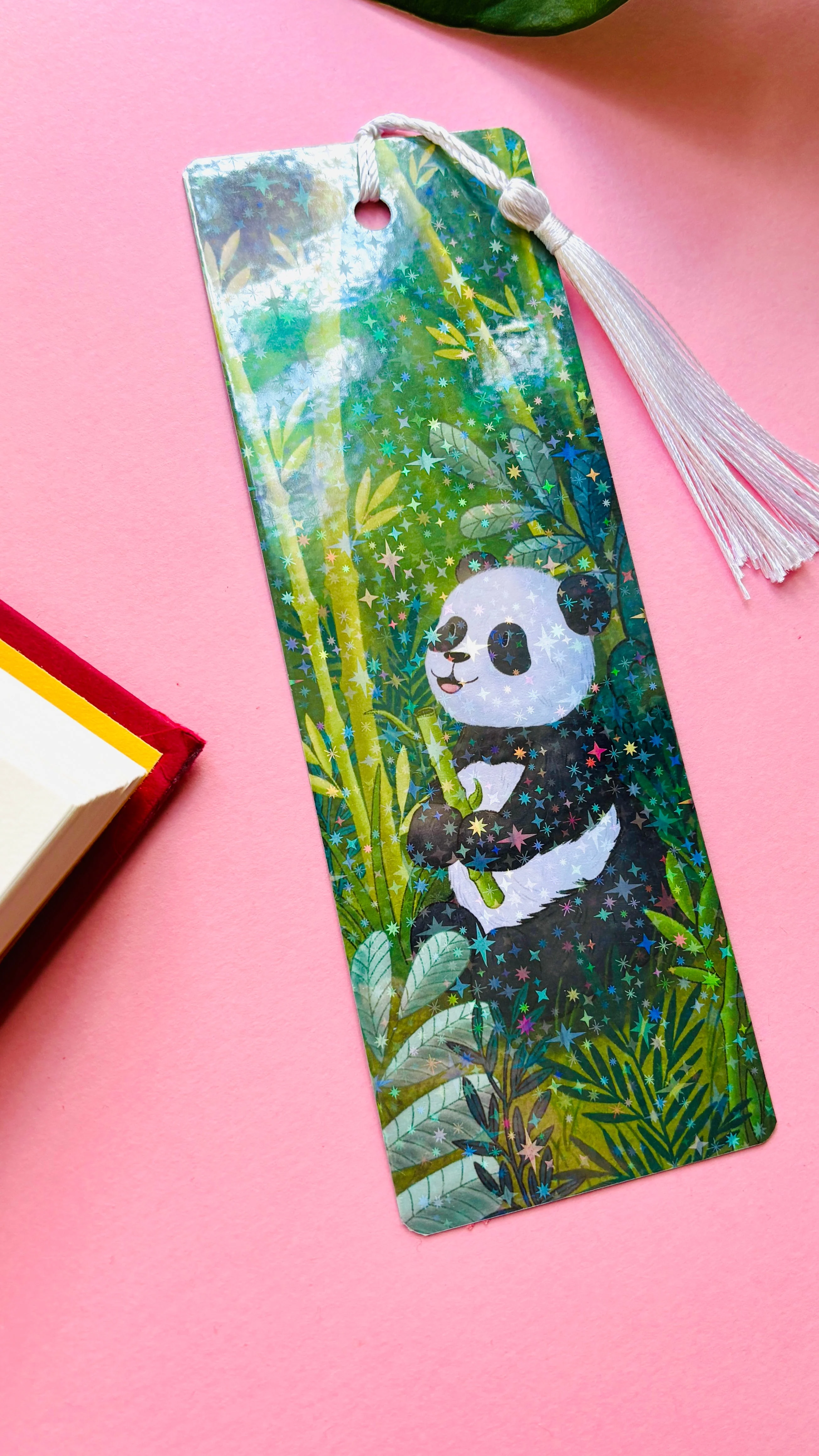Giant Panda Holographic Bookmark Gift for Panda Lovers - Image 4