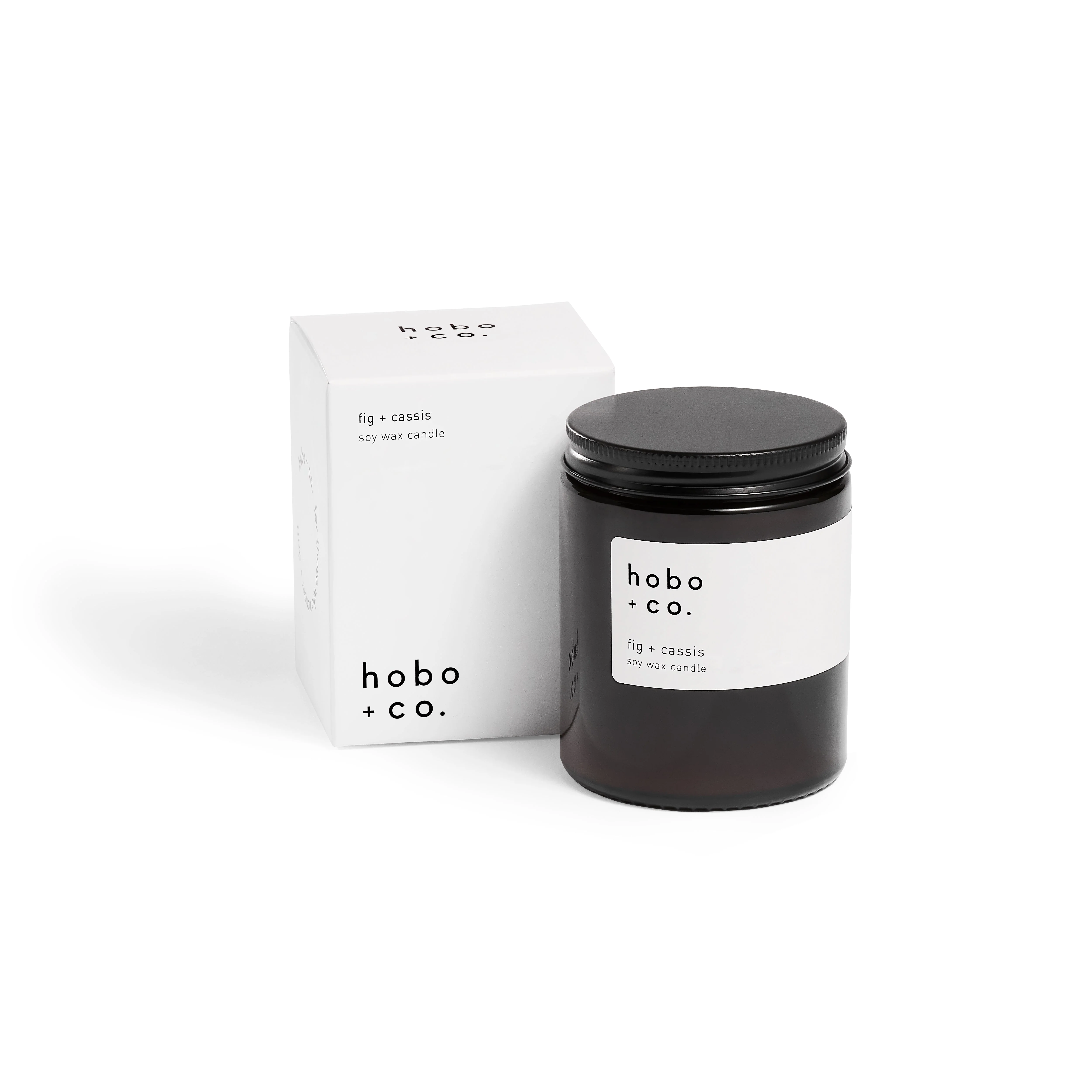 Glass Jar Fig and Cassis Candle