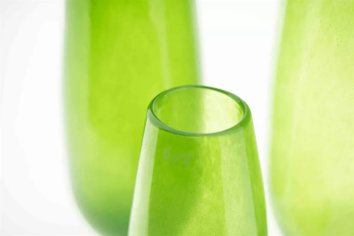 Glass Vase ROBERT - H50 D14 cm - JUNGLE GREEN Colour by DutZ - Image 3