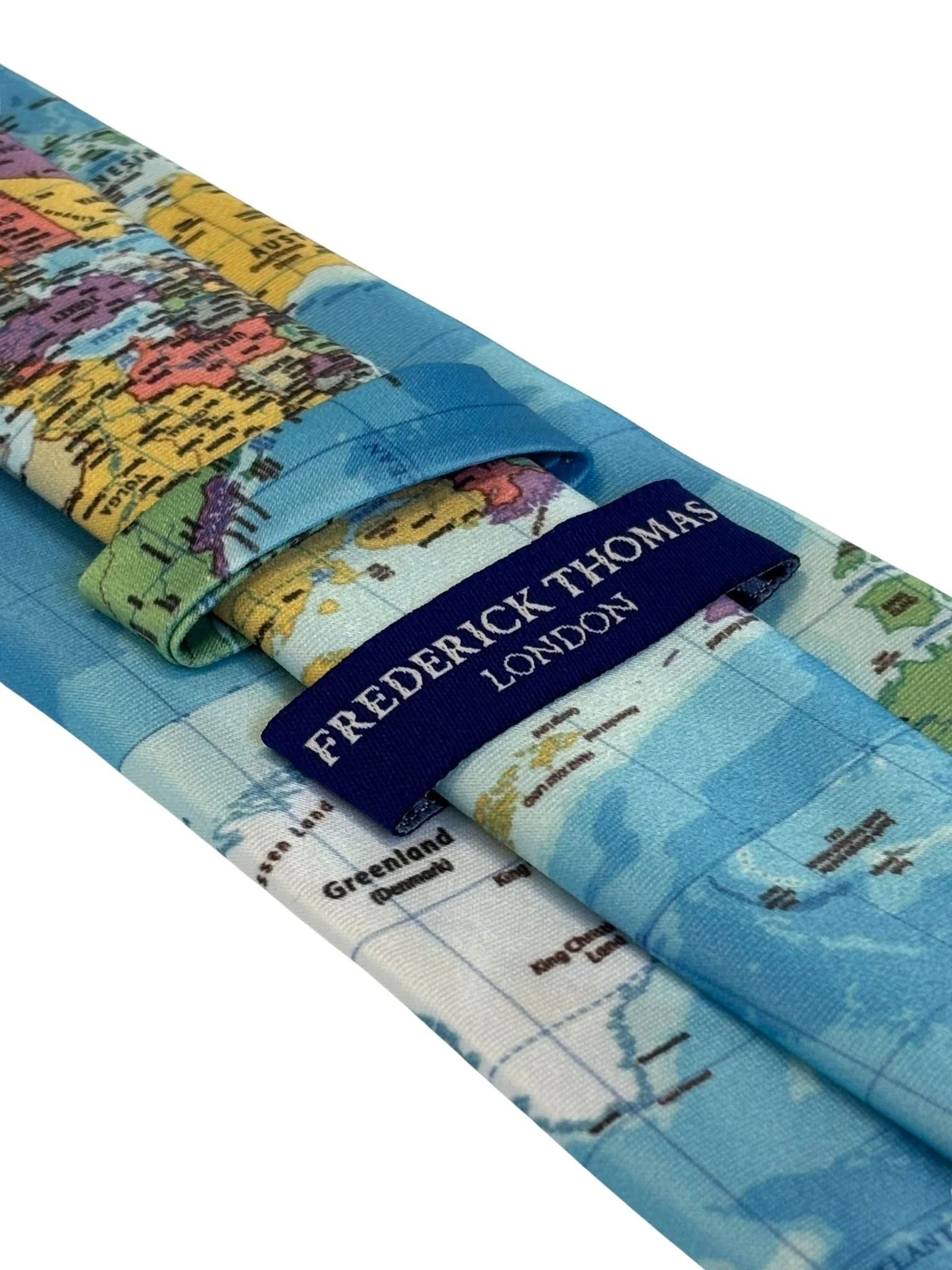 global world map design tie - Image 4