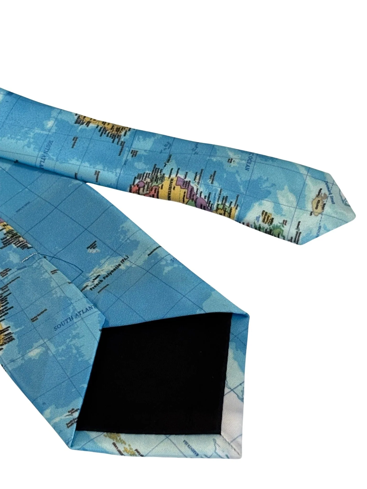 global world map design tie - Image 5