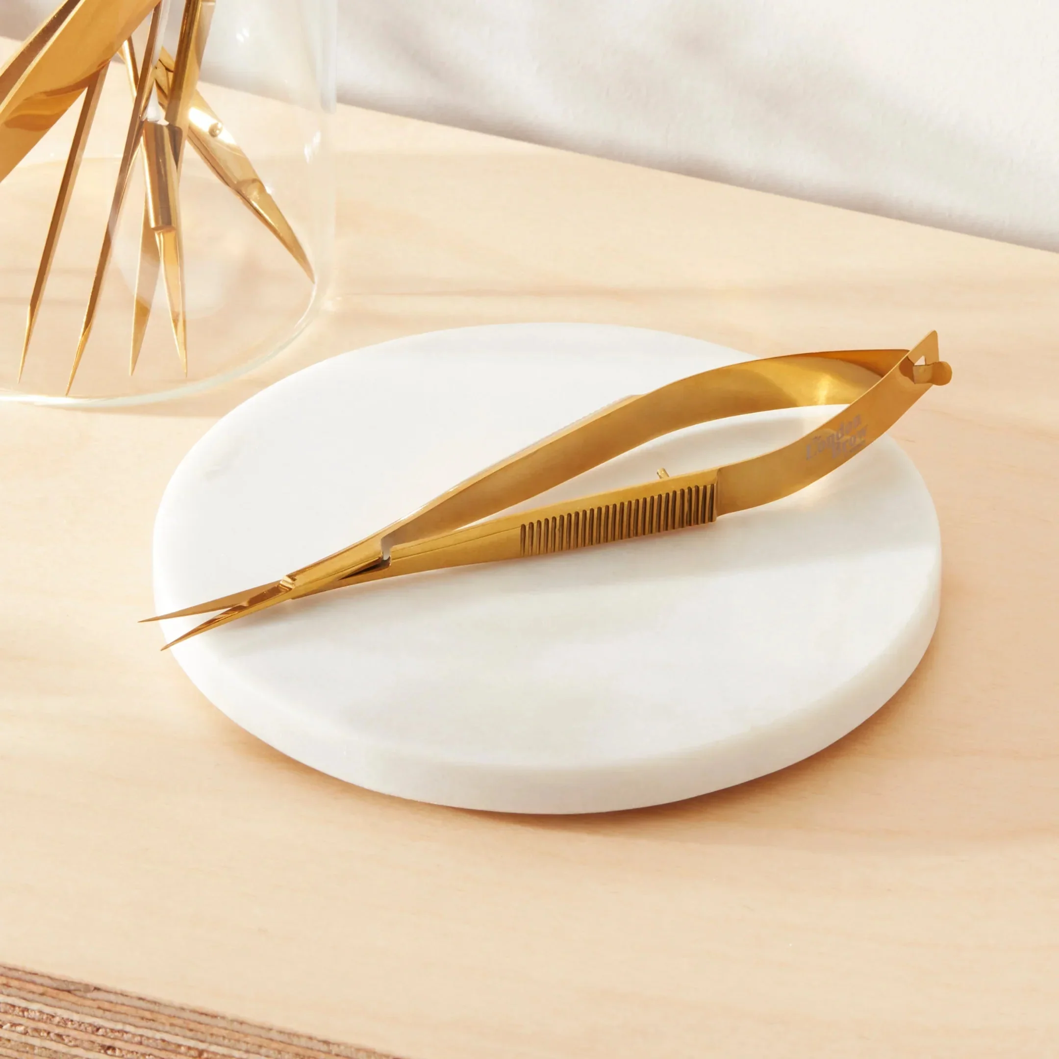 Gold Spring Professional Straight Brow Scissors - Boxed - Image 2