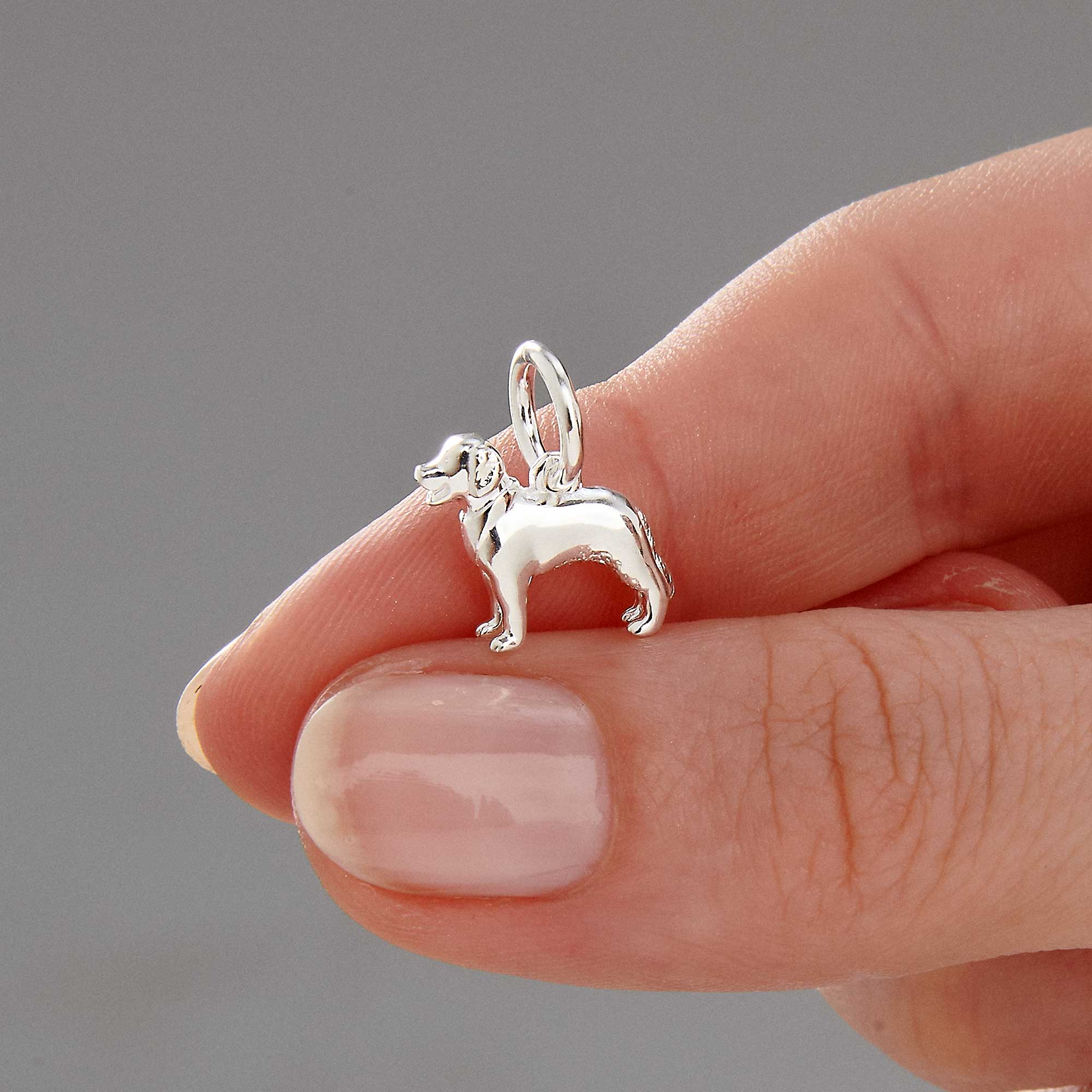 Golden Retriever Silver Dog Charm - Image 7