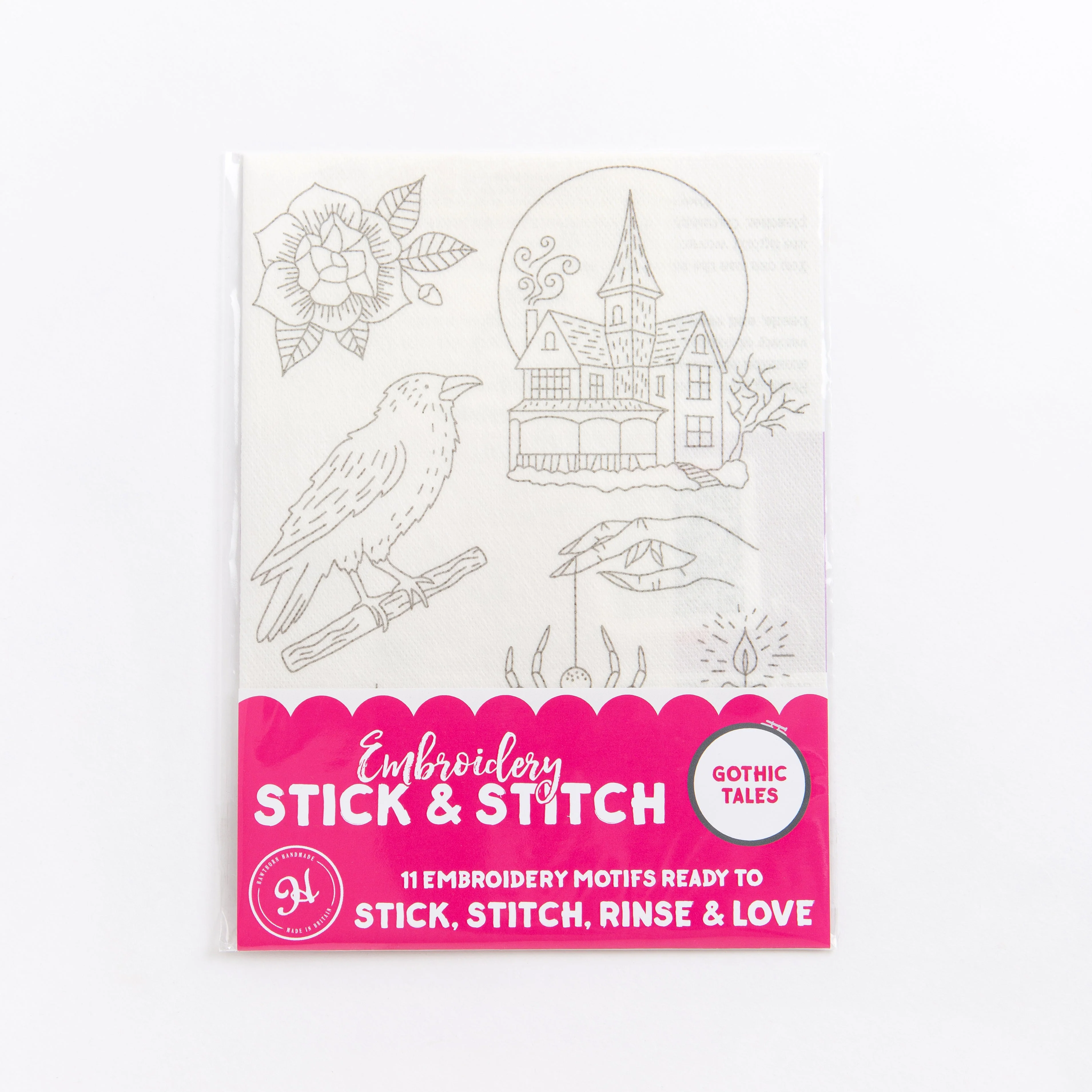 'Gothic Tales' Halloween Stick & Stitch Embroidery Pack - Image 4