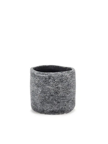 Grey Black Ancient Pot S