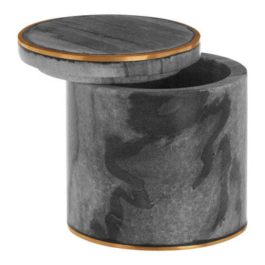 Bosco Grey Marble and Gold Cotton Jar - Image 3