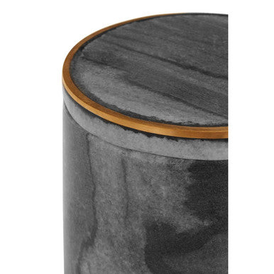 Bosco Grey Marble and Gold Cotton Jar - Image 4