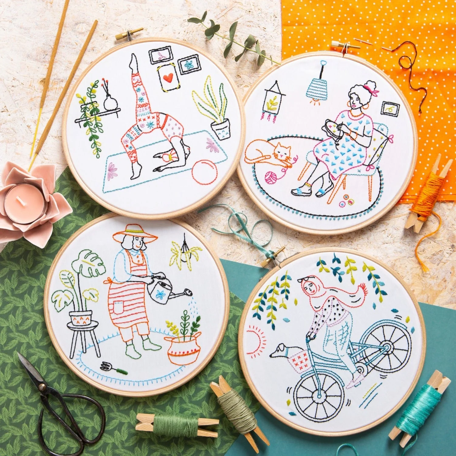 'Grow' Gardening Embroidery Kit for Beginners - Image 6