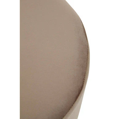 Hagen Mink And Silver Round Stool - Image 6
