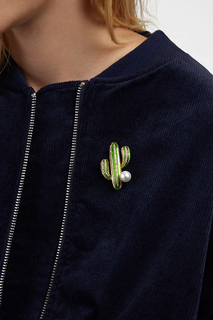 Haggi Cactus Brooch - Image 3