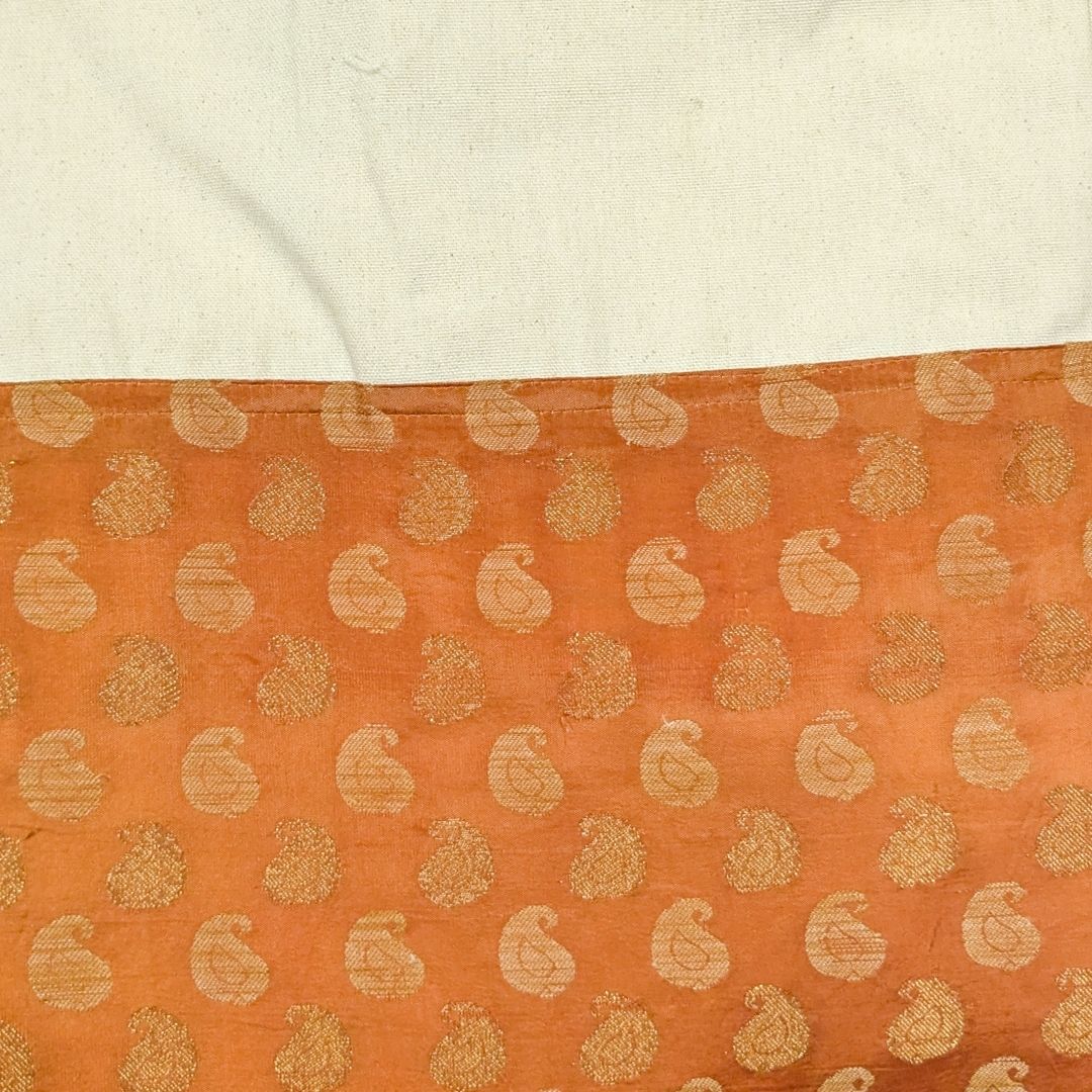 Half sari, half cotton tote bag, ethically handmade in India - Image 11