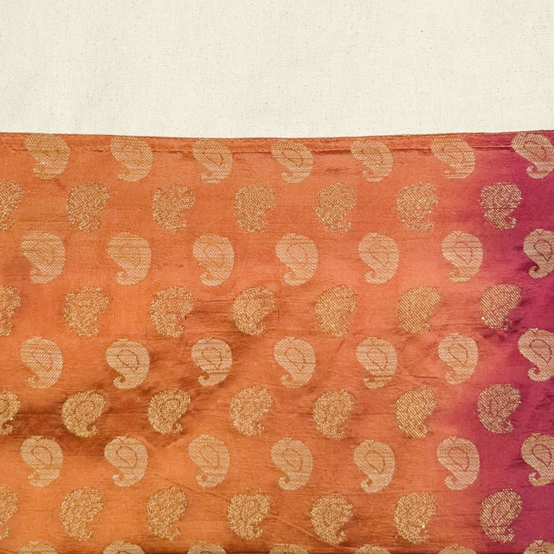 Half sari, half cotton tote bag, ethically handmade in India - Image 12