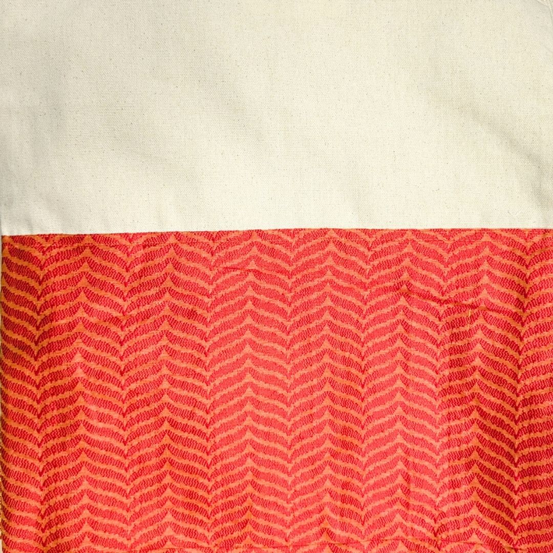 Half sari, half cotton tote bag, ethically handmade in India - Image 10