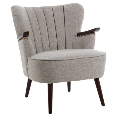 Hampstead Taupe Fabric Armchair - Image 3