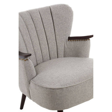 Hampstead Taupe Fabric Armchair - Image 6
