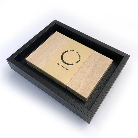 Handmade Obeche Wood Tray Frame (A5) - Image 4
