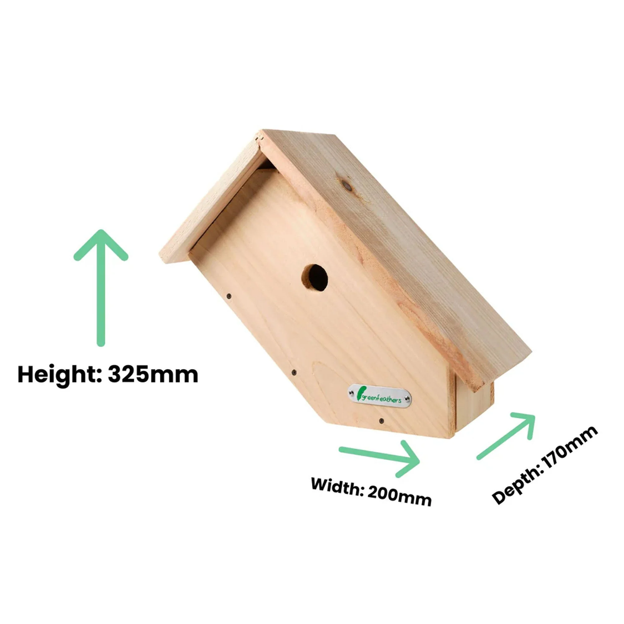 Handmade Wooden Side View Bird Box - Image 4