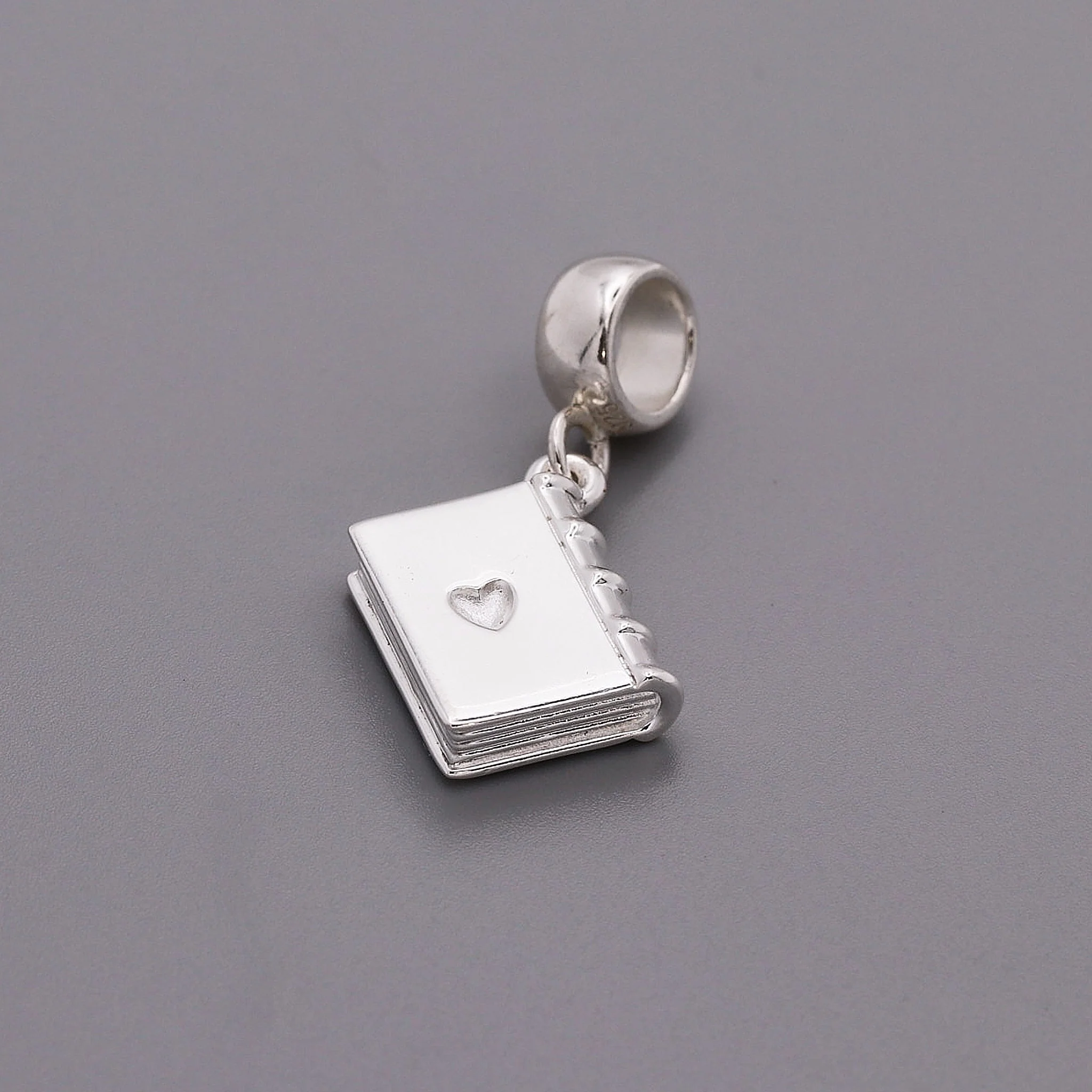 Hardback Book Personalised Silver Charm - Image 6