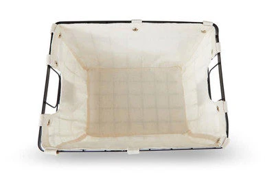Harga Medium Black Wire Storage Basket with Lining - Image 5