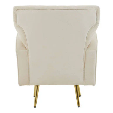 Hayley Natural Velvet Armchair - Image 4