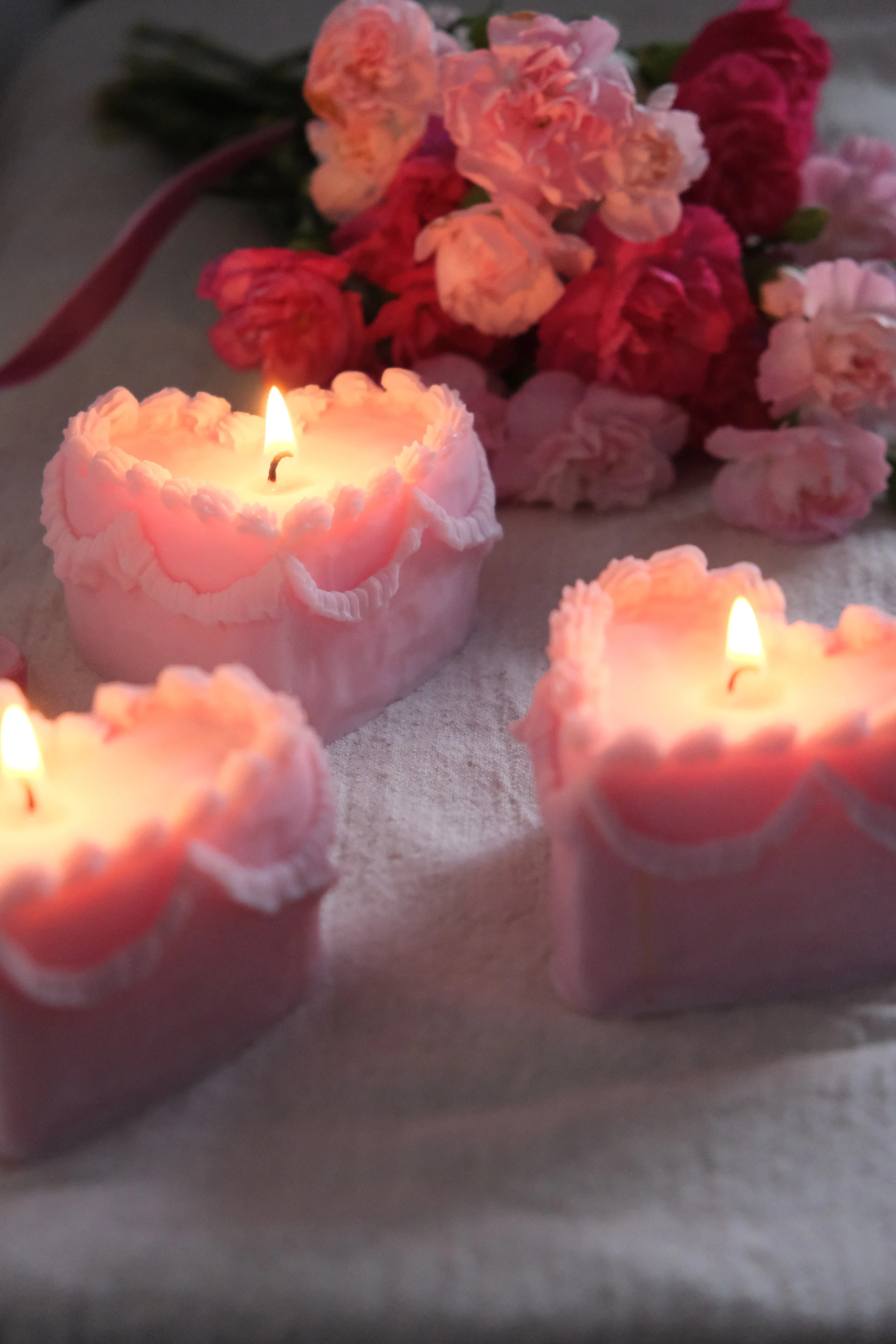 Heart Cake Candle - Image 4