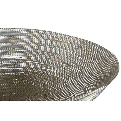 Hege Nickel Wire Silver Decorative Bowl - Image 4