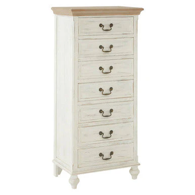 Hendra Antique Style Chest of 7 Drawers - Image 4