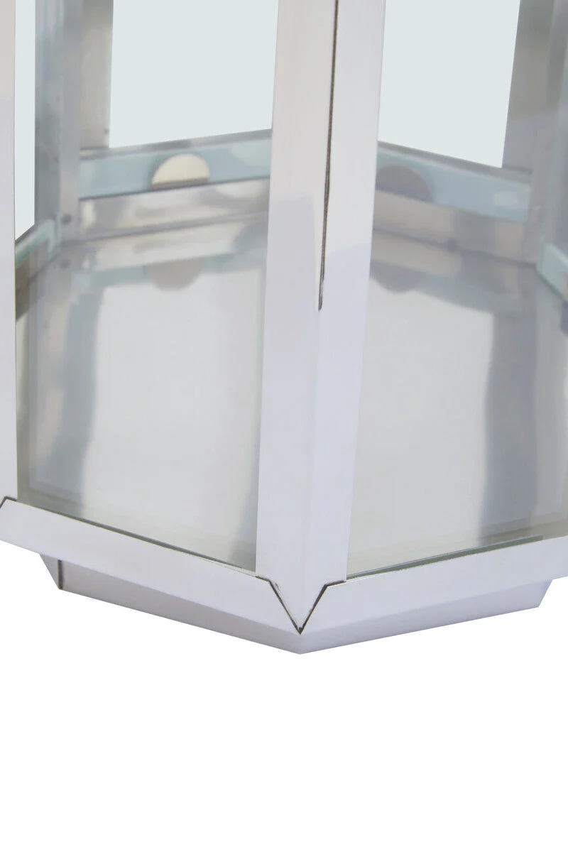 Herber Small Silver Steel Lantern - Image 9