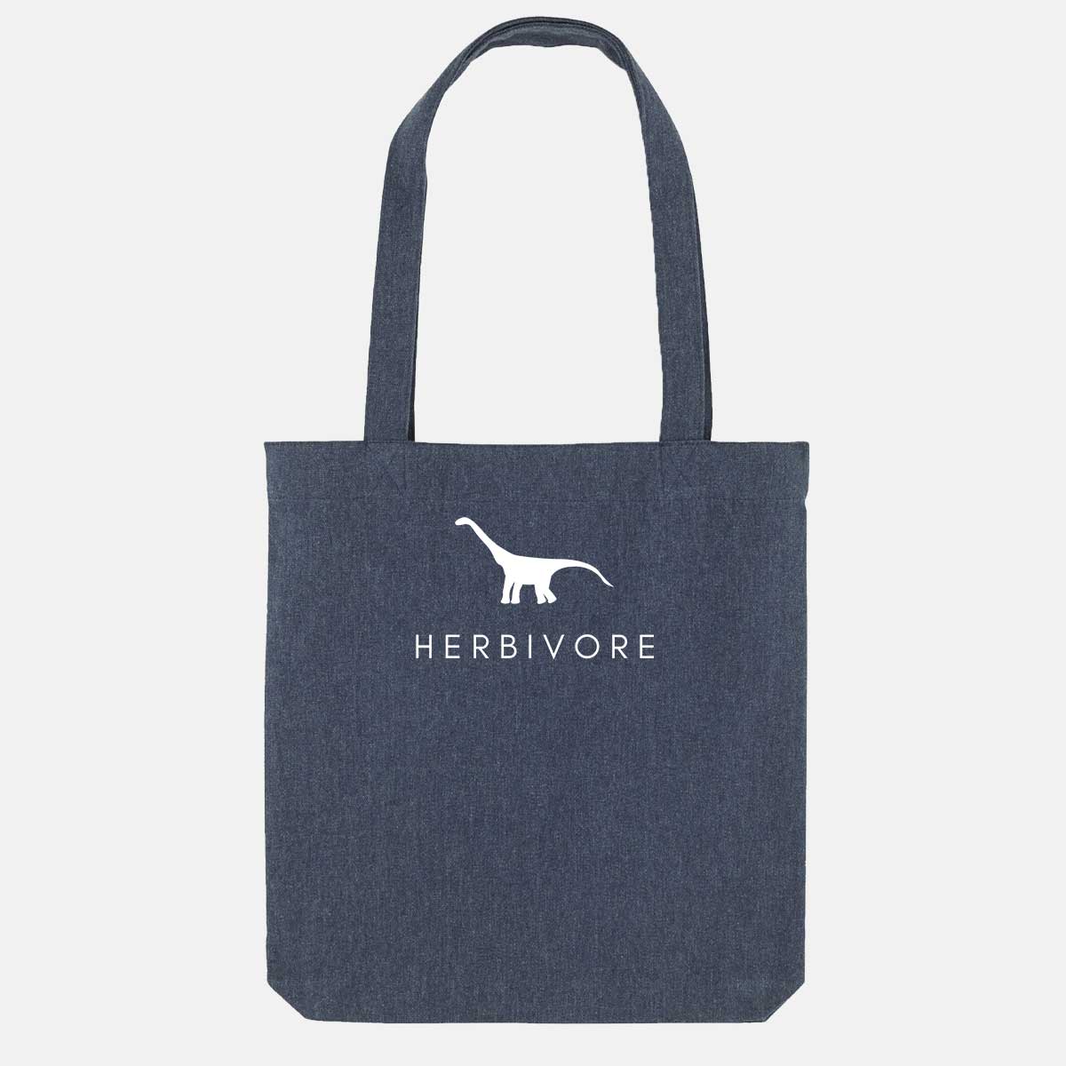 Herbivore Dinosaur Woven Tote Bag, Vegan Gift - Image 3