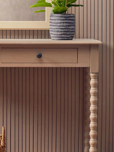 Heritage Two Drawer Desk with Natural Wash - Image 9