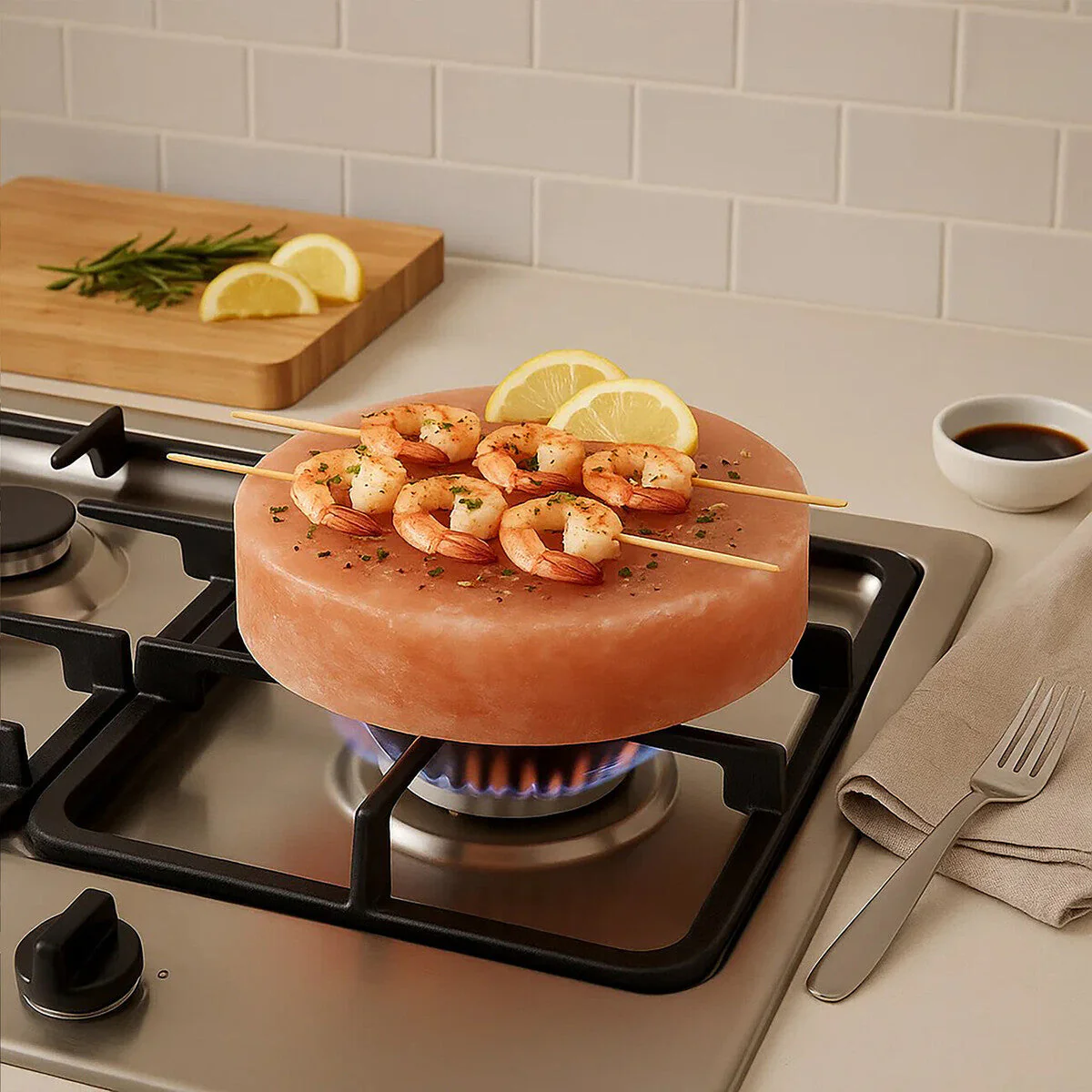 Himalayan Round Pink Salt Tile - Image 2