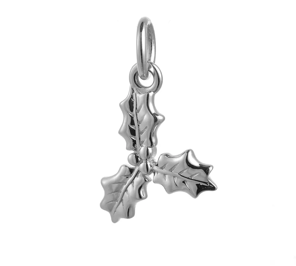 Holly Silver Charm - Image 2