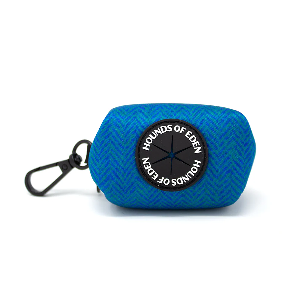 'Bruce' - Blue & Teal Herringbone Dog Harness - Image 10