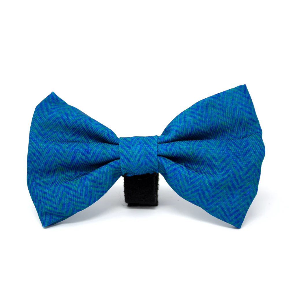 'Bruce' - Blue & Teal Herringbone Dog Harness - Image 11