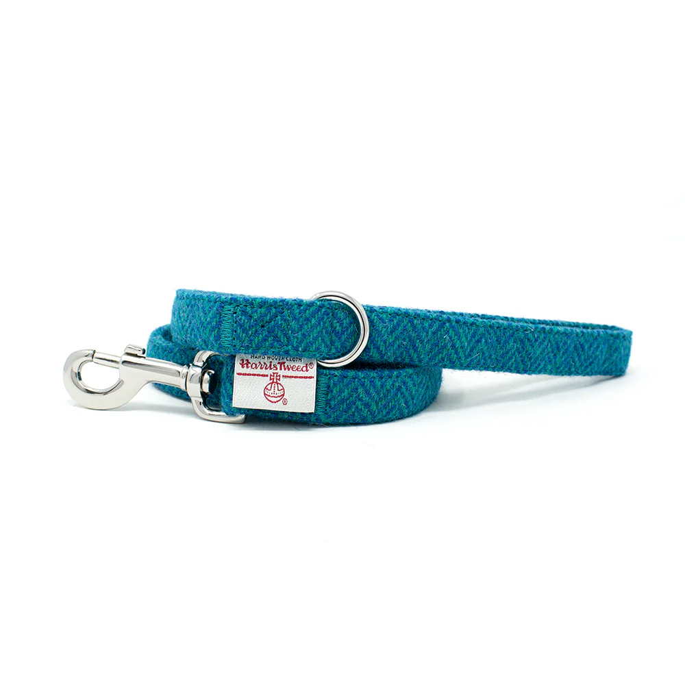 'Bruce' - Blue & Teal Herringbone Dog Harness - Image 12