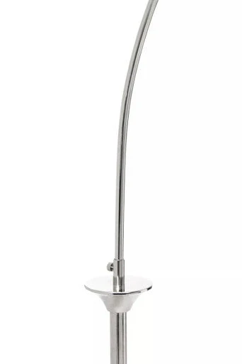 Hubert Satin Nickel Finish Metal Floor Lamp - Image 5