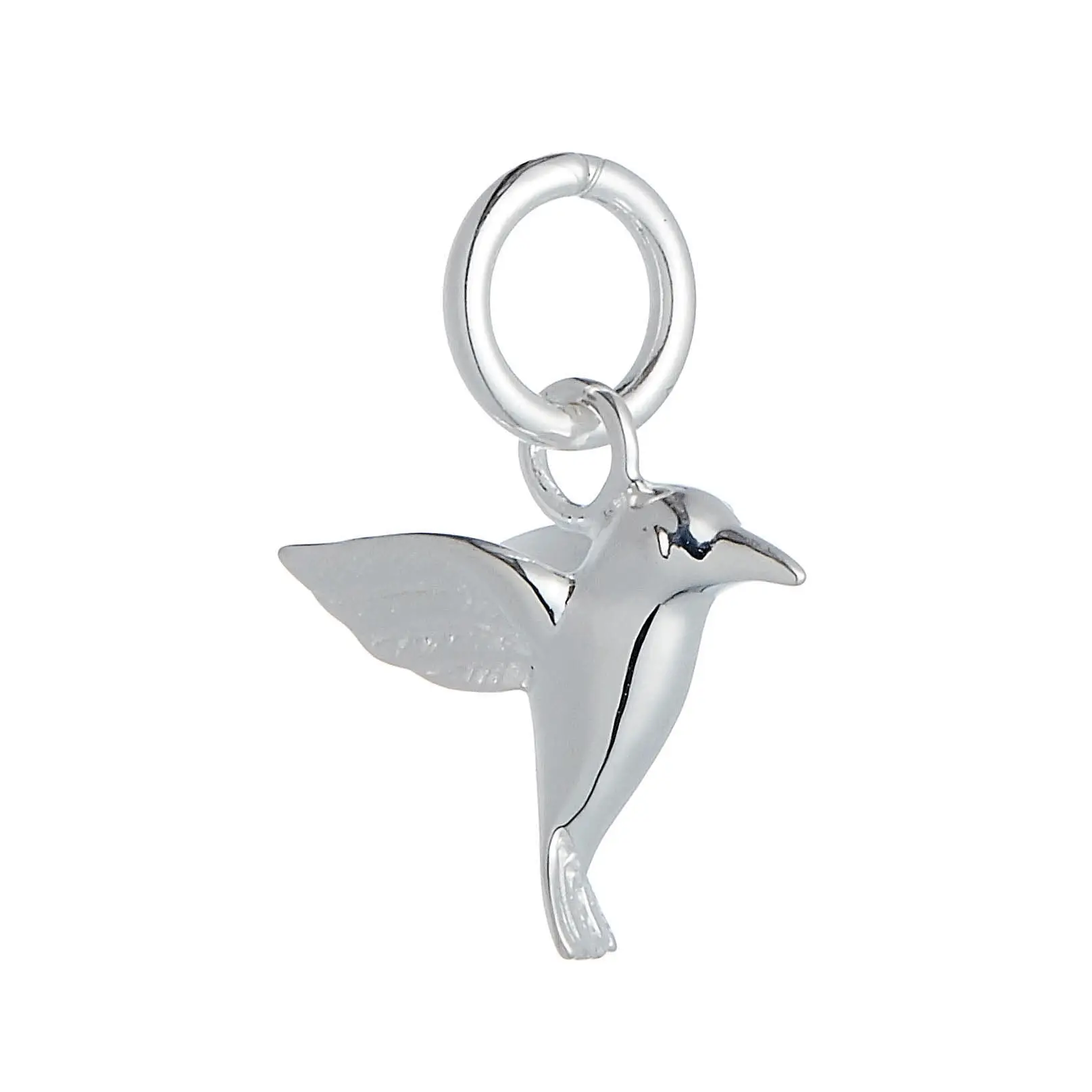 Hummingbird Silver Charm - Image 2