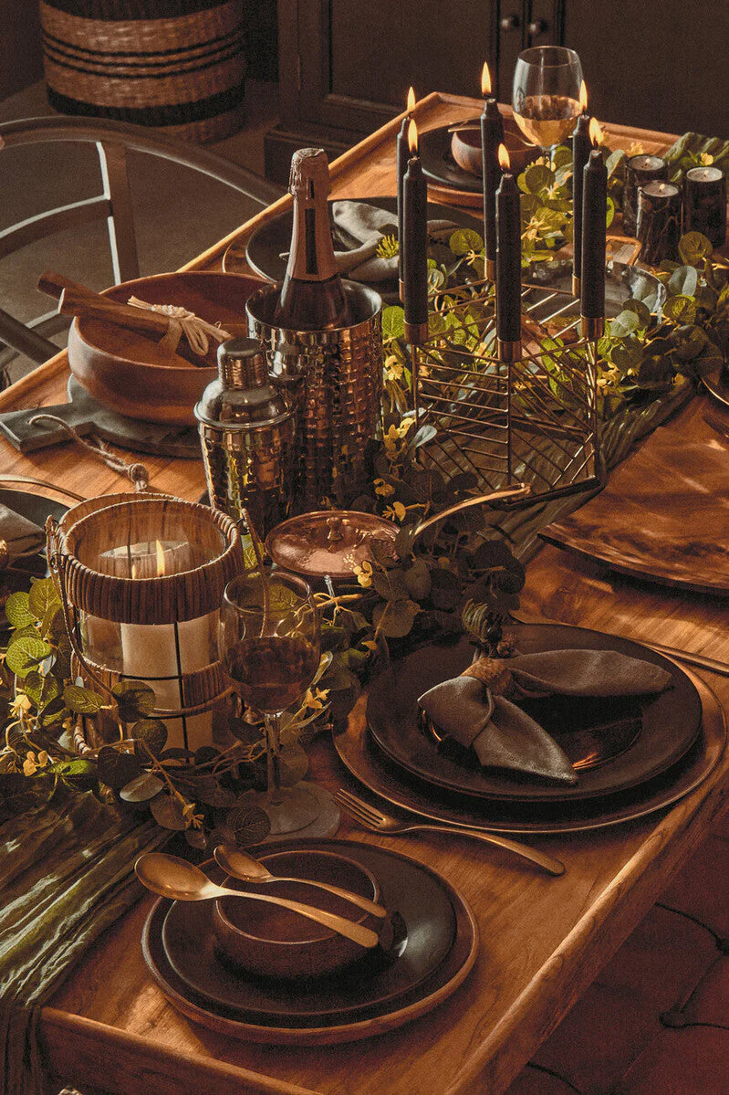 Hygge Black Stoneware Dinner Plate - Image 17