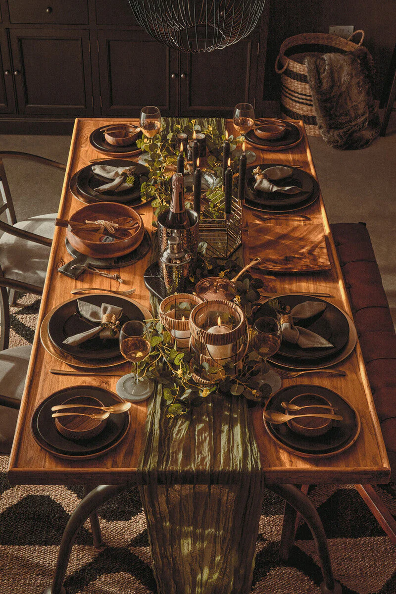 Hygge Black Stoneware Dinner Plate - Image 19