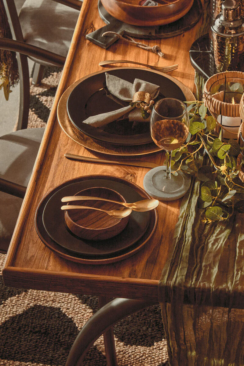 Hygge Black Stoneware Dinner Plate - Image 20