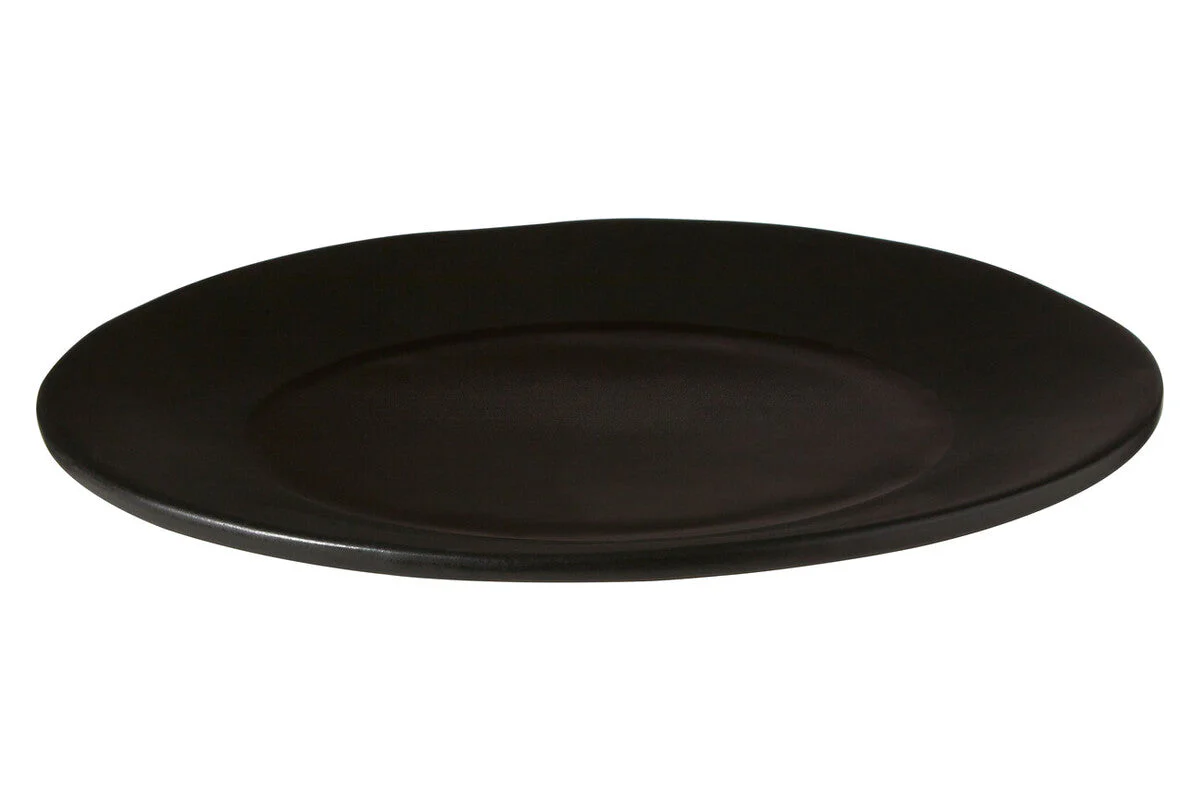 Hygge Black Stoneware Dinner Plate - Image 4