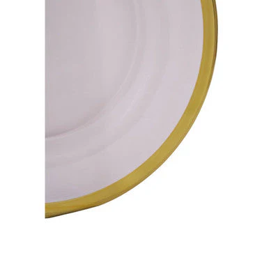 Ida Textured Glass Side Plate With Gold Rim - Image 6