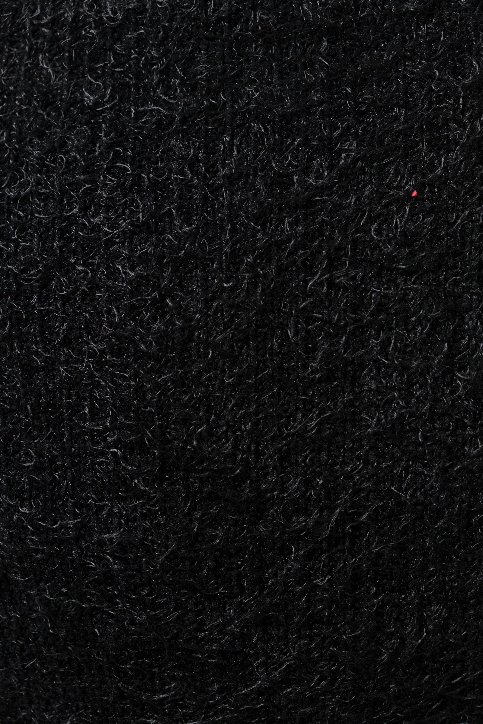 Isaac Eyelash V-Neck Tank Top - Black - Image 4