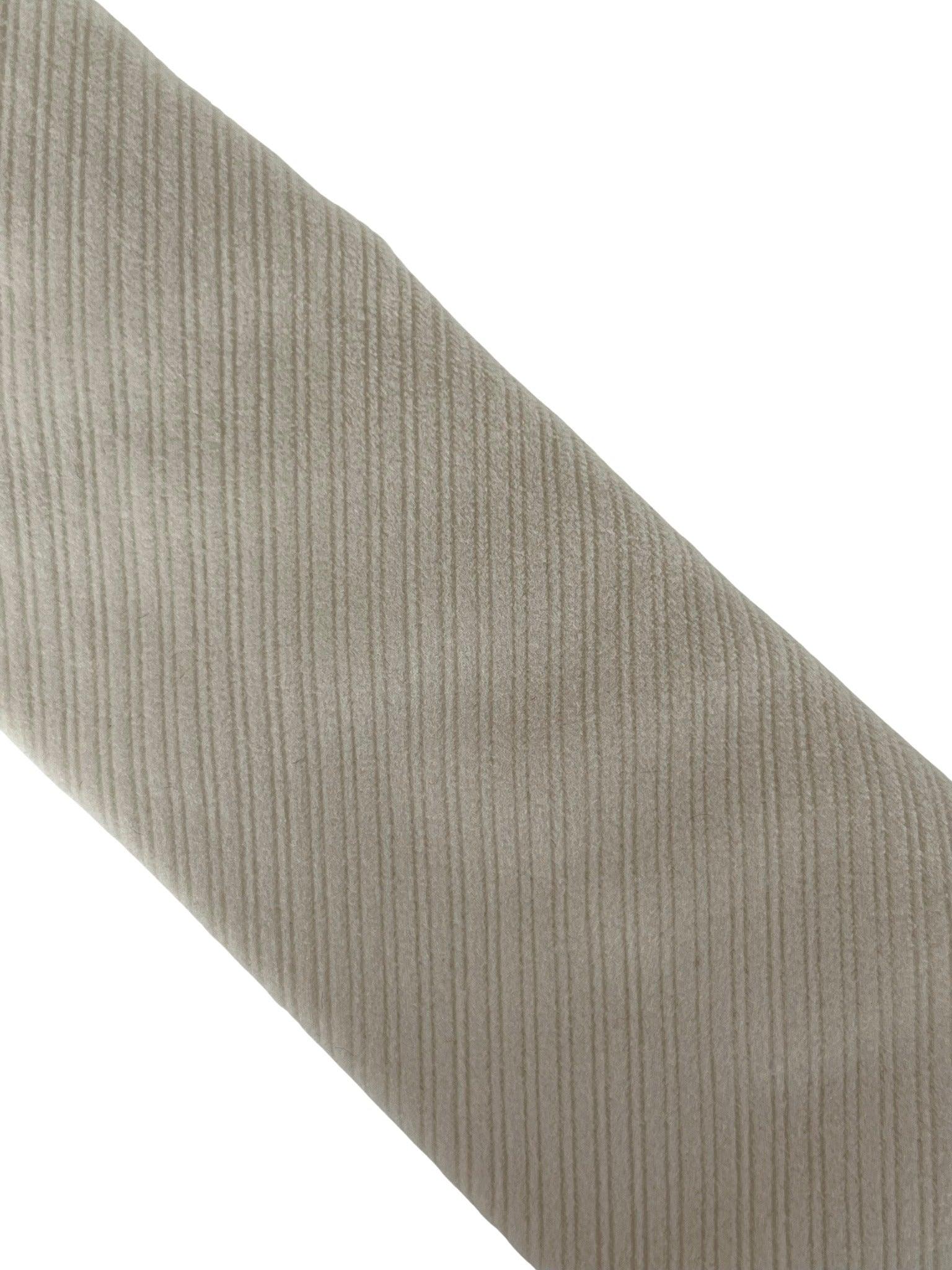 ivory cream velvet feel tie - Image 2