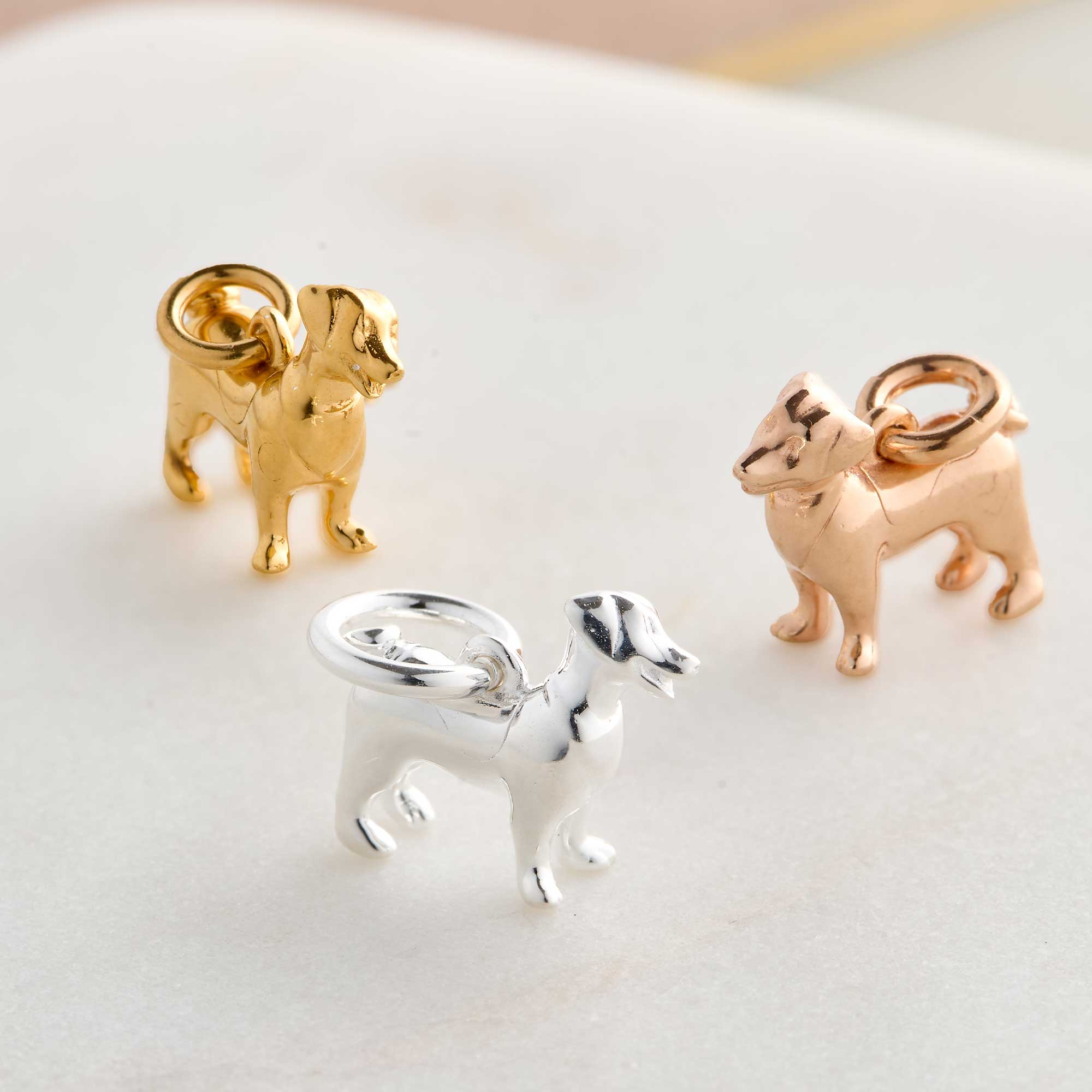 Jack Russell Terrier Silver Dog Charm - Image 3